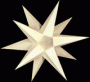 Stern klein - Gelb 16 cm