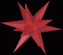Stern klein -Rot 16 cm