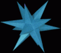 Stern klein -Blau 16 cm