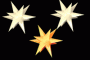 Sterne klein 3er Set- Gelb/Orange/Gelb16 cm